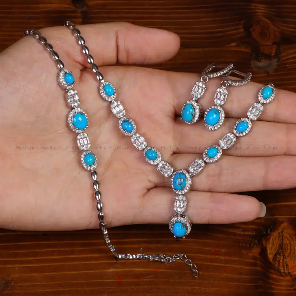 سرویس فیروزه زنانه کد 35597