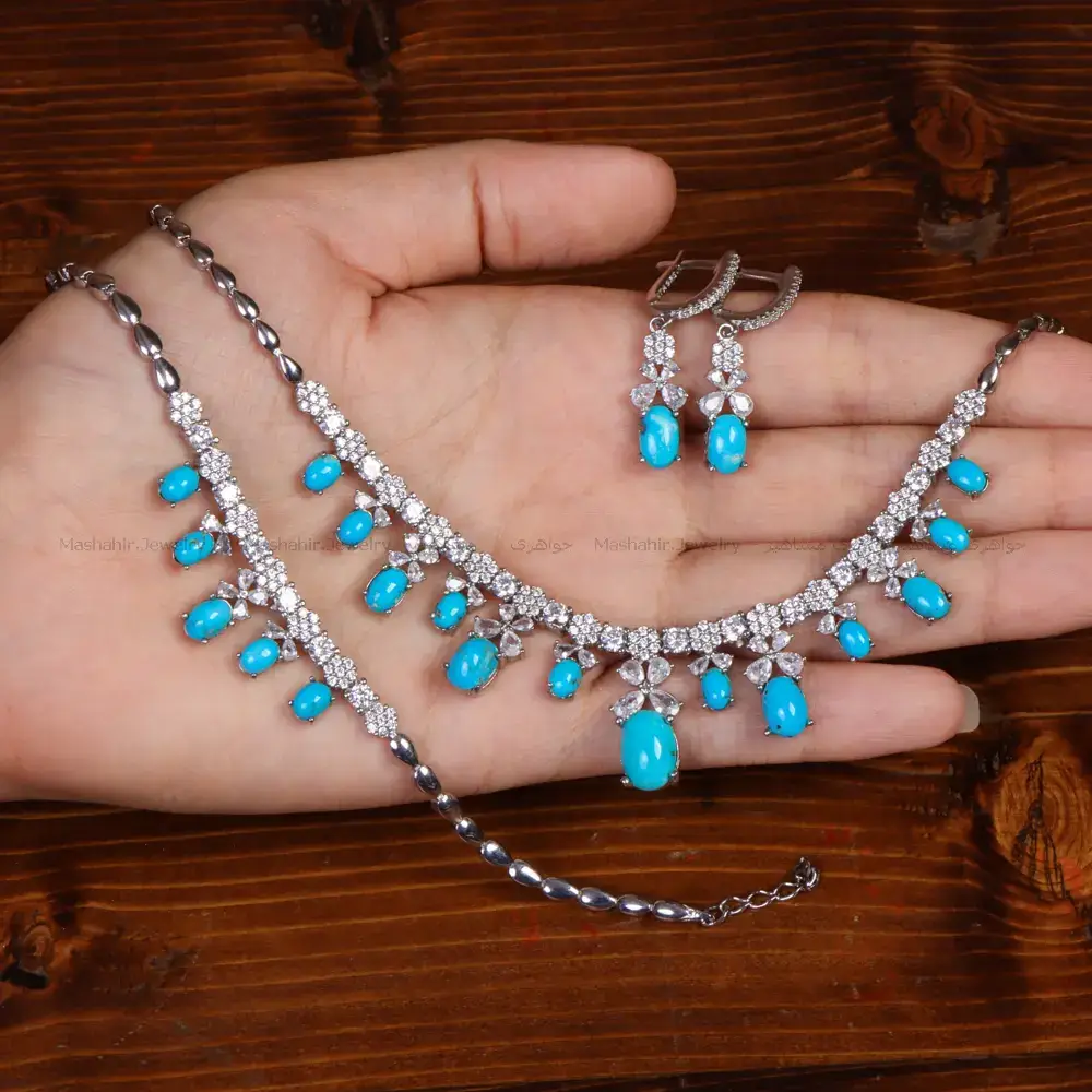 سرویس فیروزه زنانه کد 35598
