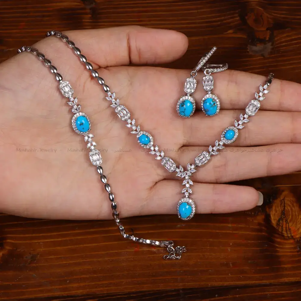 سرویس فیروزه زنانه کد 35599