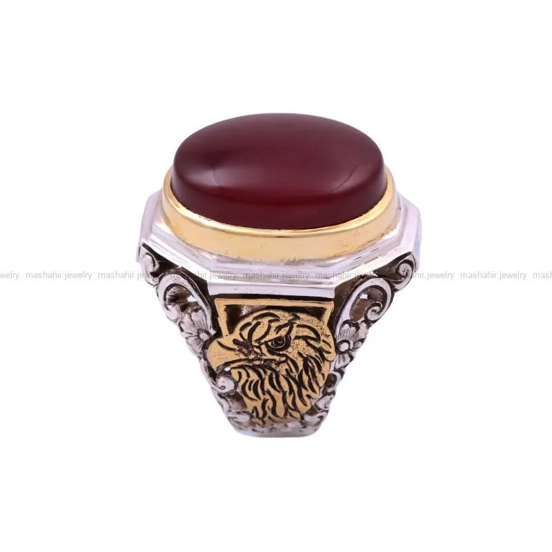 انگشتر عقیق یمن مردانه