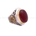 انگشتر عقیق یمن مردانه کد 43