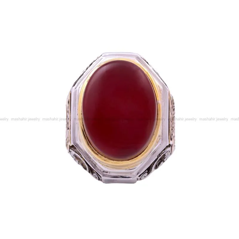 انگشتر عقیق یمن مردانه