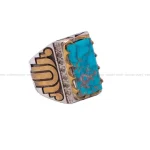 انگشتر فیروزه شجری مردانه کد 61