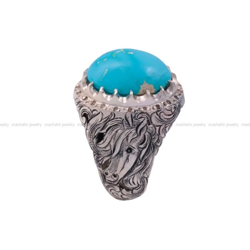 انگشتر فیروزه شجری مردانه