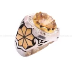 انگشتر کوارتز مردانه کد 23