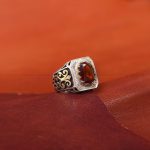 انگشتر ياقوت سرخ مردانه کد 22