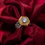 انگشتر موزانایت مردانه کد 49