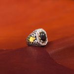 انگشتر اوپال مردانه کد 40