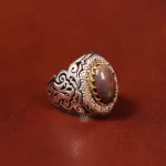 انگشتر اوپال مردانه کد 1202