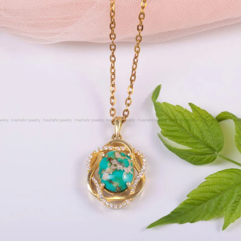 گردنبند فیروزه شجری زنانه