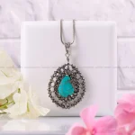 گردنبند فیروزه زنانه