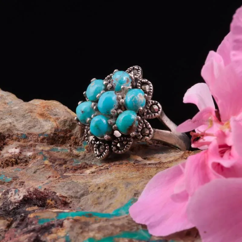 انگشتر فیروزه شجری زنانه کد 112