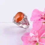 انگشتر عقیق یمن زنانه کد 115