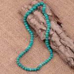 گردنبند فیروزه زنانه کد 129