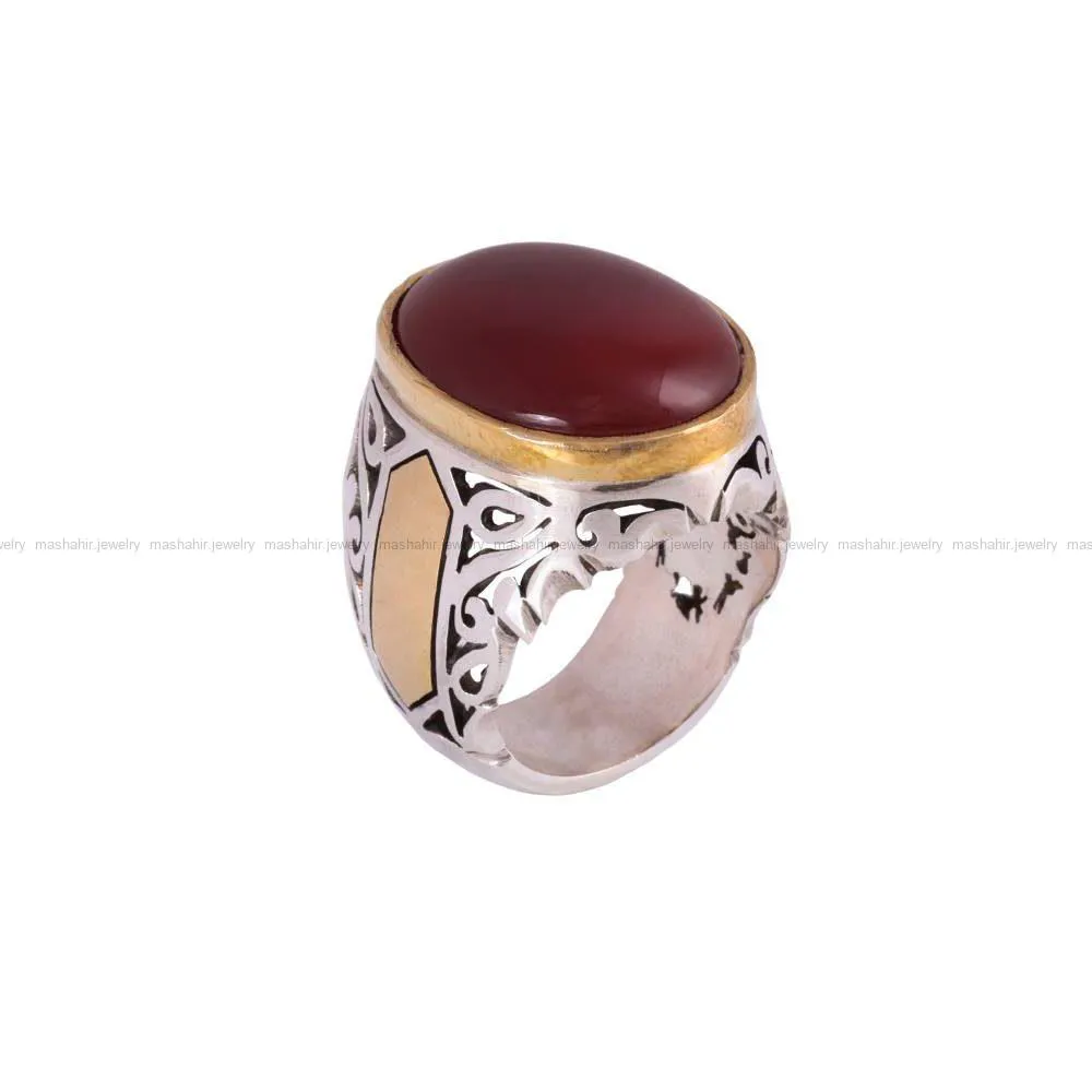انگشتر عقیق یمن مردانه