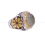 انگشتر آميتيست مردانه کد 156