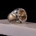 انگشتر کوارتز مردانه کد 168