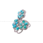 انگشتر فيروزه شجري زنانه کد 182