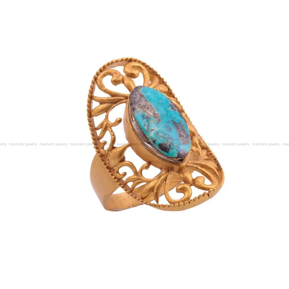 انگشتر فيروزه زنانه کد 185