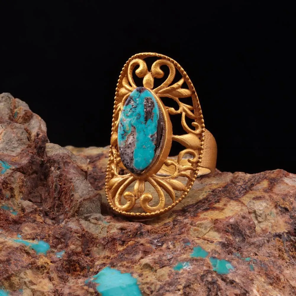 انگشتر فيروزه زنانه کد 185