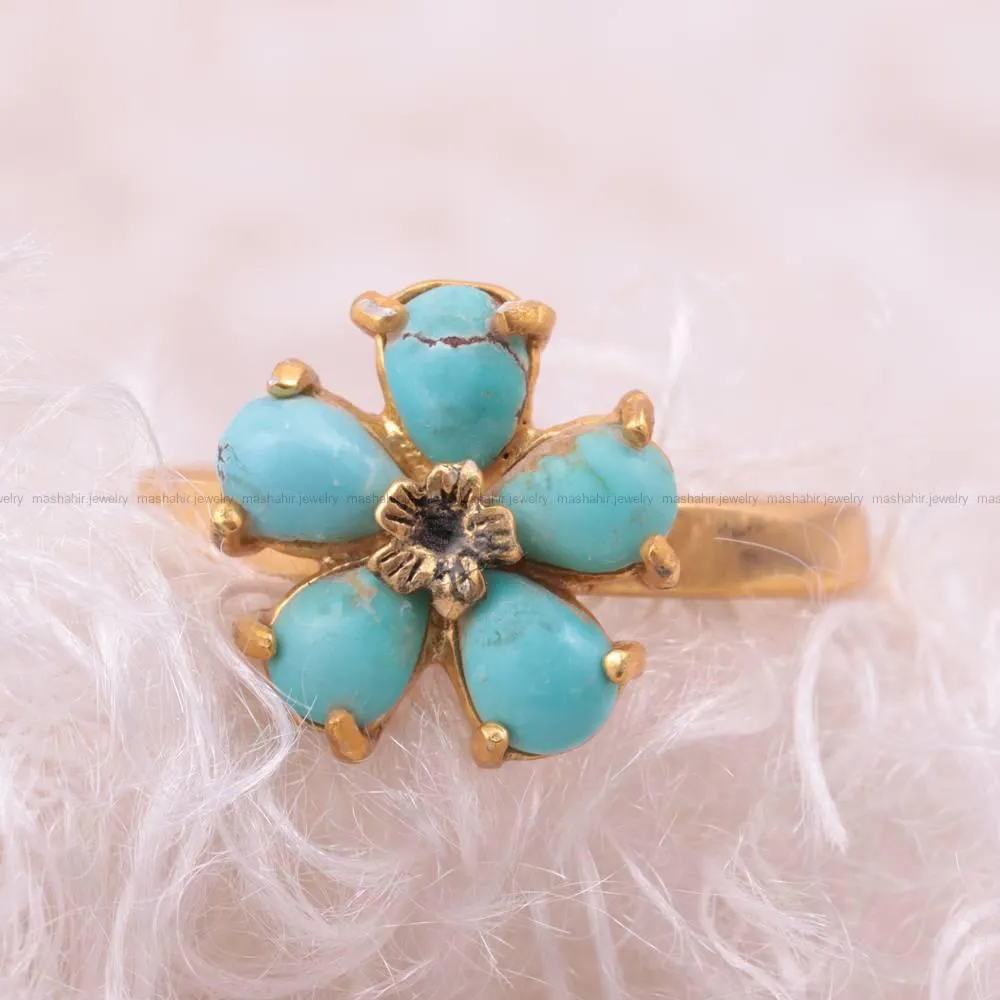 انگشتر فيروزه زنانه کد 189