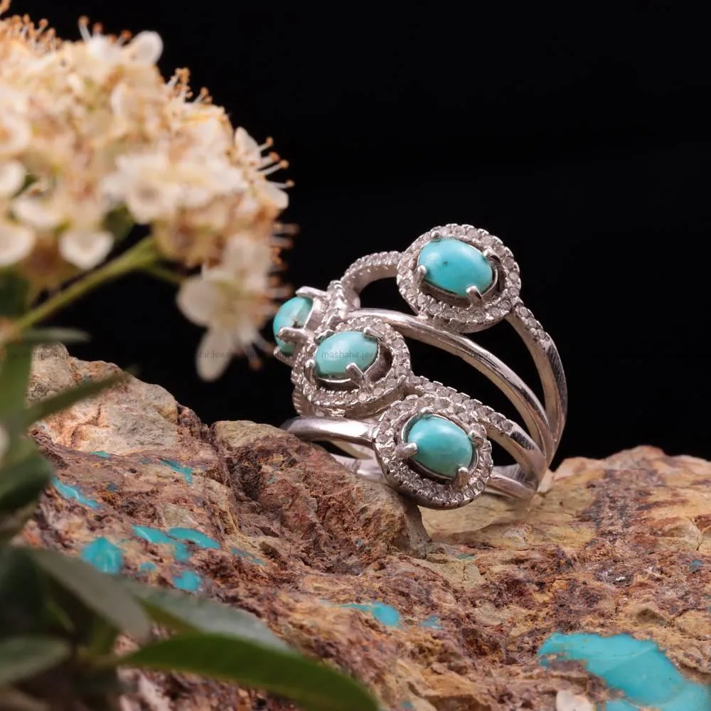 انگشتر فيروزه زنانه کد 191