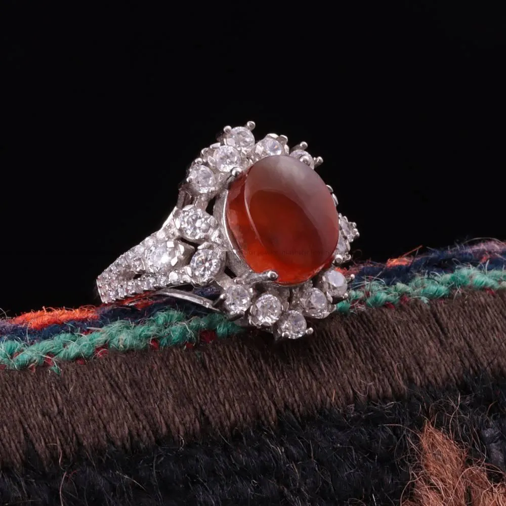 انگشتر عقيق زنانه