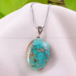 گردنبند فیروزه زنانه کد 201