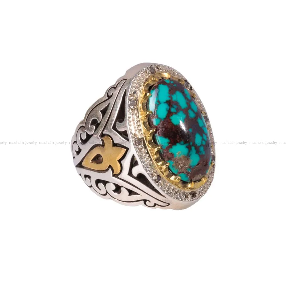 انگشتر فیروزه شجری کد 235