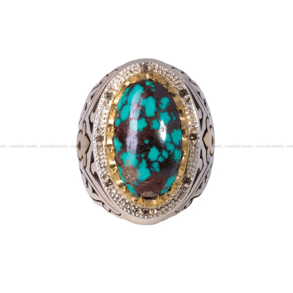 انگشتر فیروزه شجری کد 235