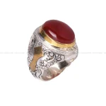 انگشتر عقیق مردانه کد 254