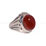 انگشتر عقیق مردانه کد 256