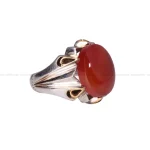 انگشتر عقیق یمن مردانه کد 273