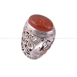 انگشتر عقیق یمن مردانه کد 274