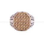 انگشتر صفحه برلیان مردانه کد 277