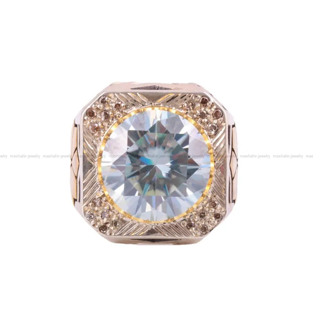 انگشتر موزانایت مردانه