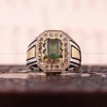انگشتر زمرد مردانه