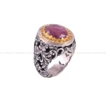 انگشتر ياقوت سرخ مردانه کد 304