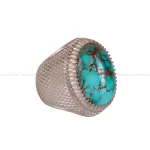 انگشتر فيروزه شجری مردانه کد 362