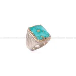 انگشتر فيروزه شجری مردانه کد 981