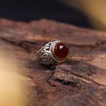 انگشتر عقیق یمن مردانه کد 140