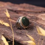 انگشتر عقیق یمن مردانه کد 143