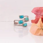 انگشتر فیروزه شجری زنانه کد 2003