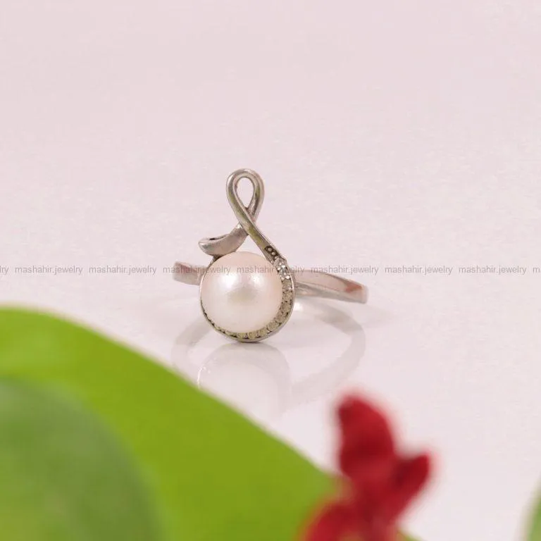 انگشتر نقره زنانه کد 2006