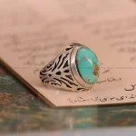 انگشتر فيروزه شجری مردانه کد 2031