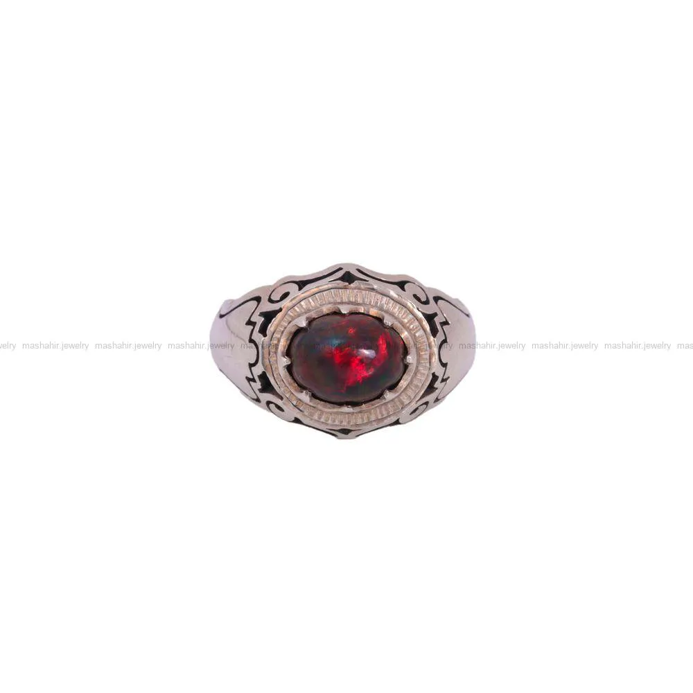 انگشتر اوپال مردانه کد 1162
