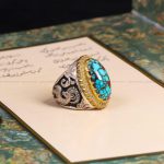 انگشتر فيروزه شجری مردانه کد 675