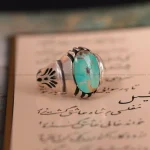 انگشتر فيروزه شجری مردانه کد 2037