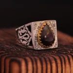 انگشتر اوپال مردانه کد 1181