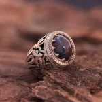 انگشتر اوپال مردانه کد 1210